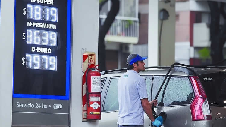 Como exhibir precios de venta de combustibles