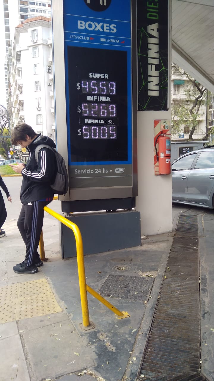 ENERGIA OFICIALIZÓ LA SUBA DEL 4% A LOS COMBUSTIBLES